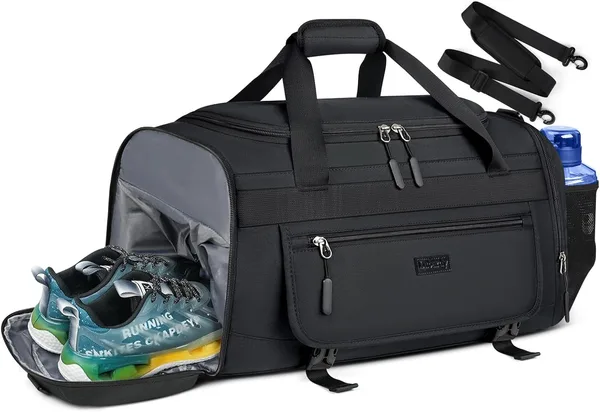 Gym Bag with Shoe Compartment