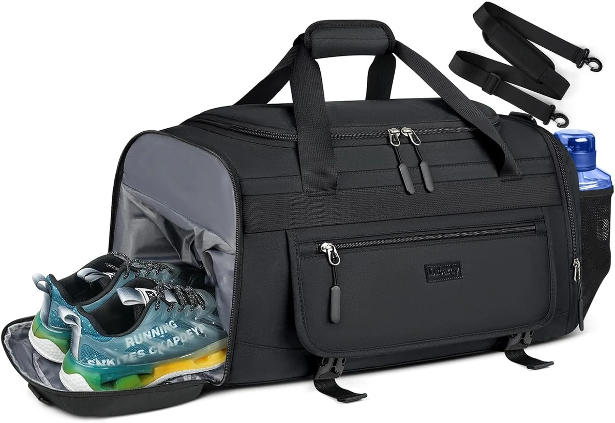 Gym Bag with Shoe Compartment