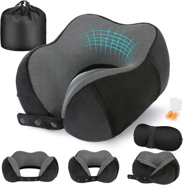 Memory Foam Travel Pillow