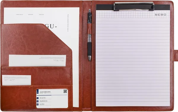 Leather Document Portfolio