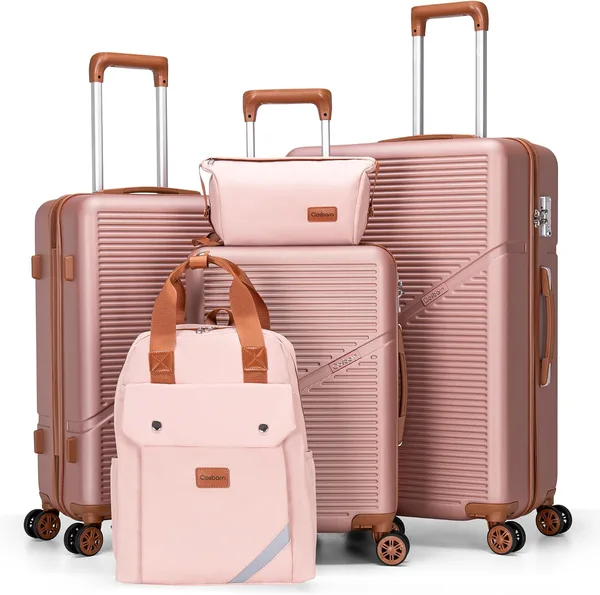 Luggage & Travel Bag Set, Five Pieces