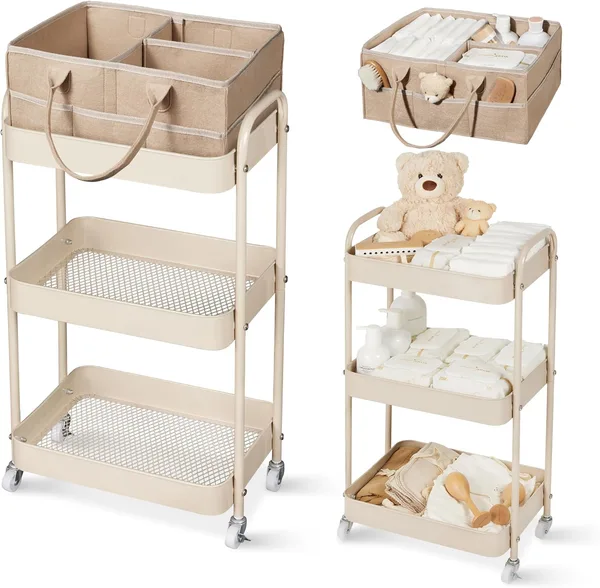 Rolling Nursery Storage Caddy