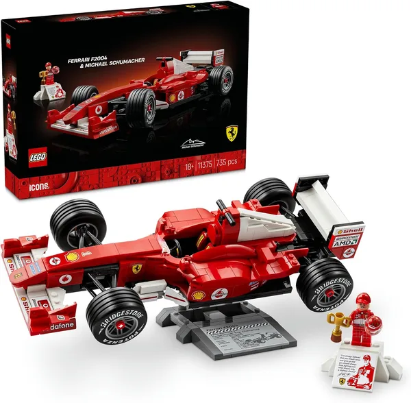 LEGO Ferrari F2004 & Michael Schumacher