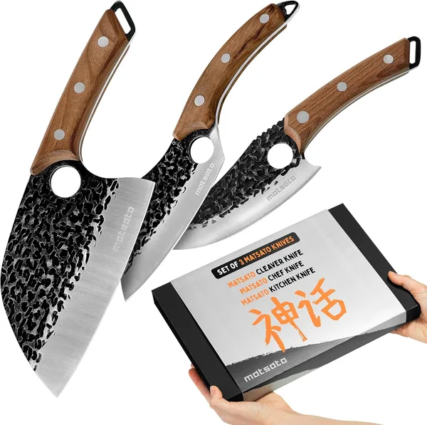 Kitchen Knife Set, Three Pieces