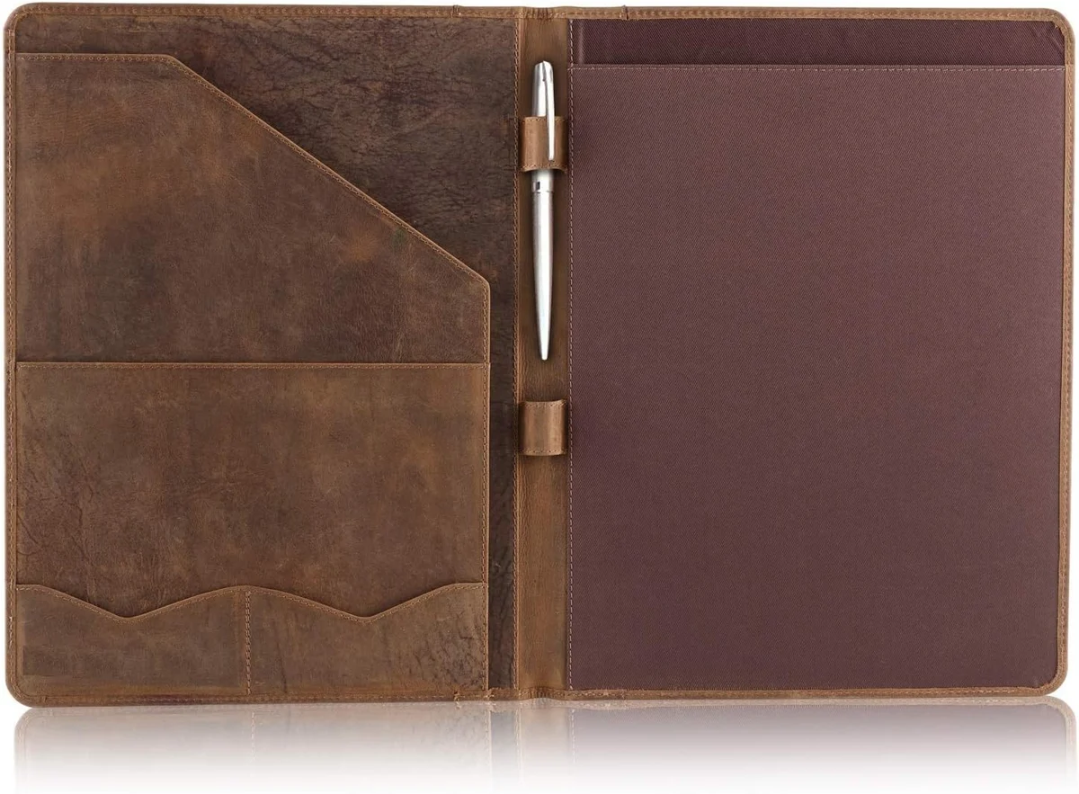 Leather Document Portfolio