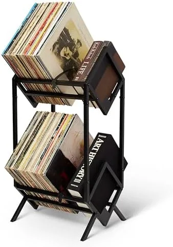 Two-Tier Vinyl Record Rack