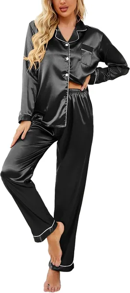 Women's Satin Pyjama Set