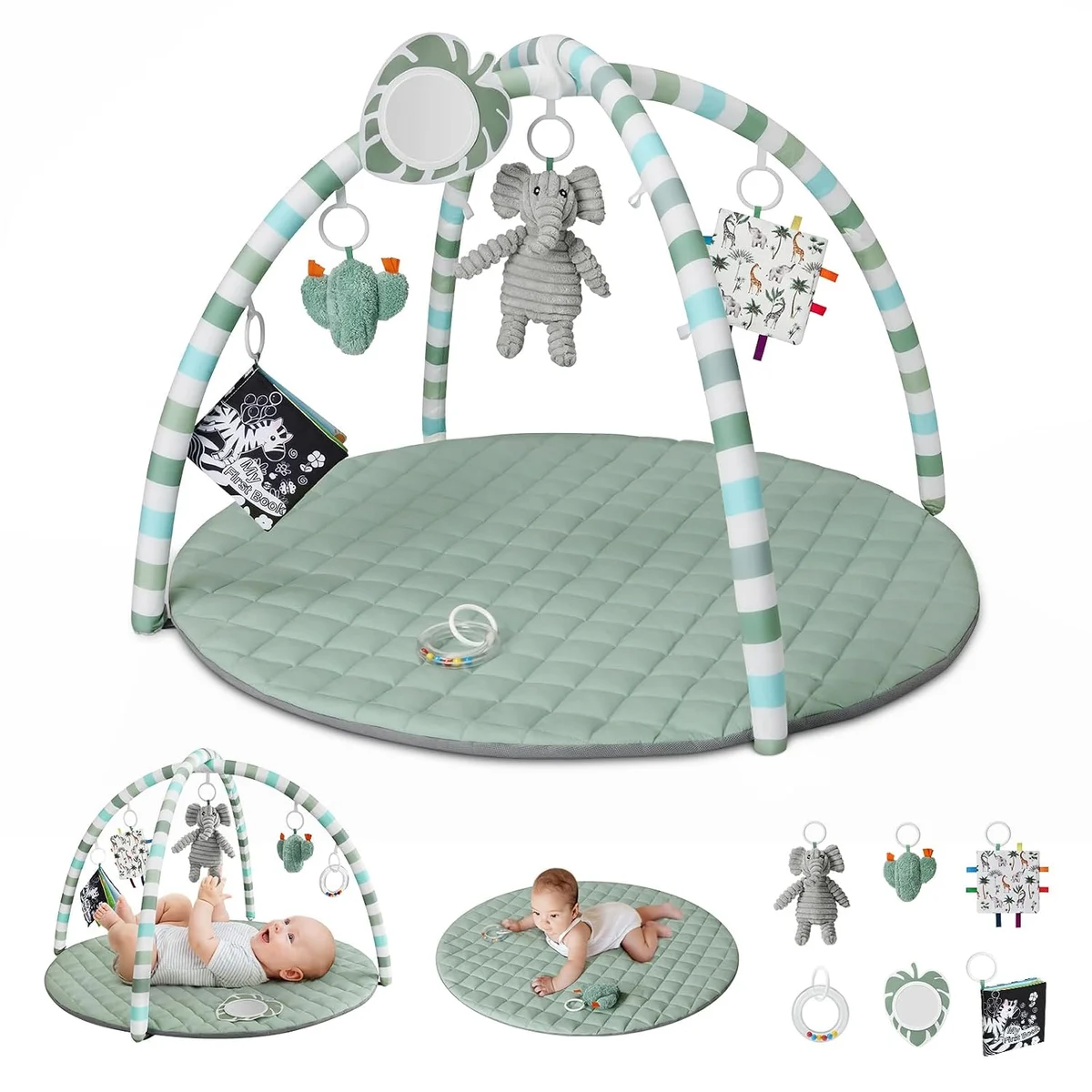 Six-Toy Baby Play Gym