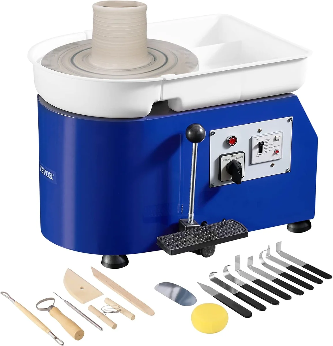 Electric Pottery Wheel with Tools