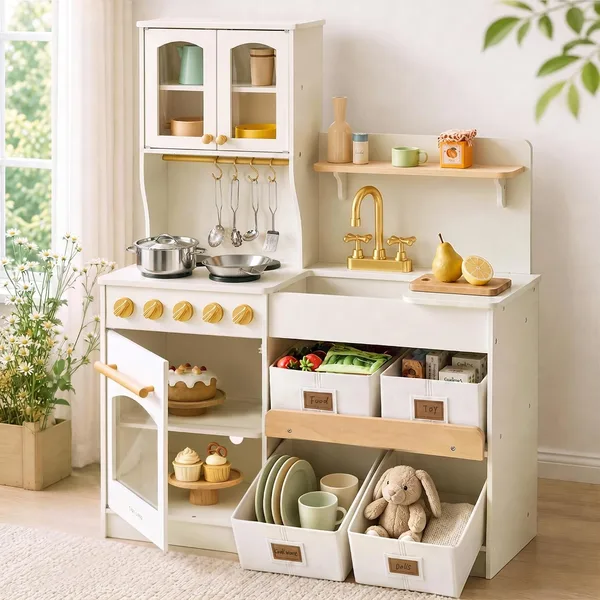 Wooden Play Kitchen