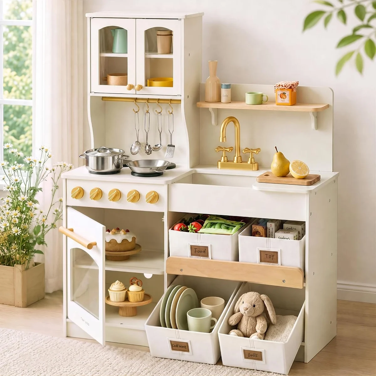 Wooden Play Kitchen