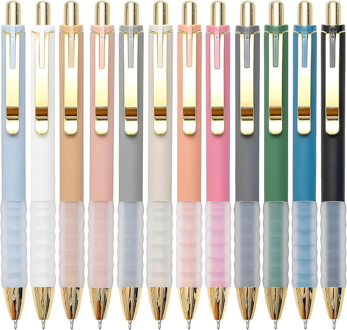 Gold Ballpoint Pens, Set of 12