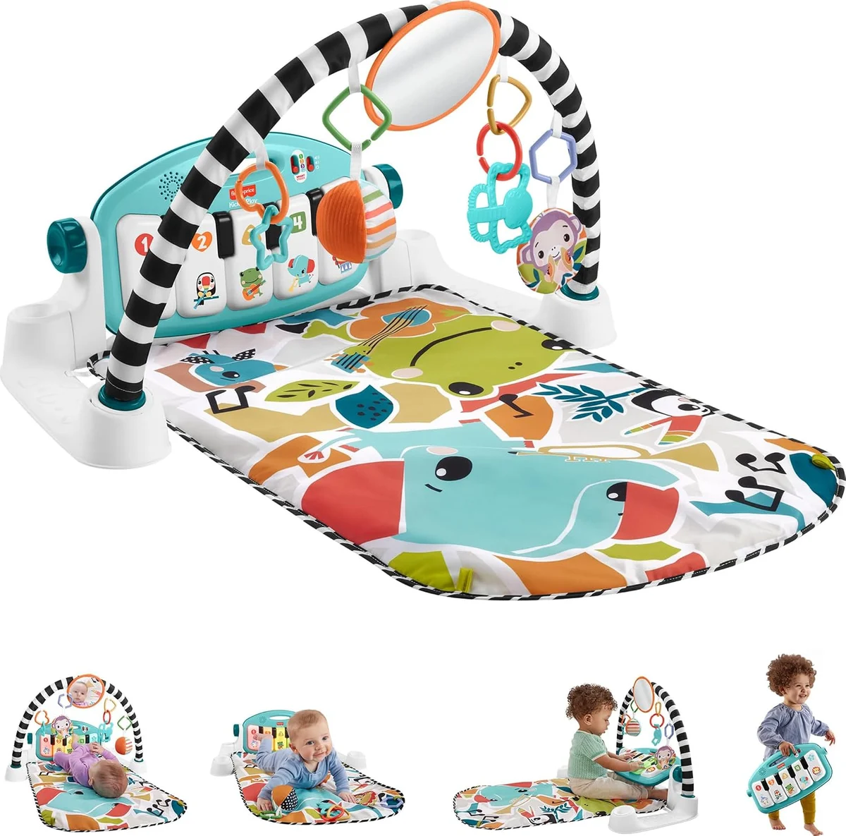 Fisher-Price Glow & Grow Piano Play Gym