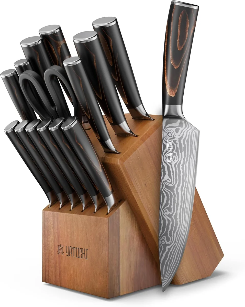 Kitchen Knife Block Set