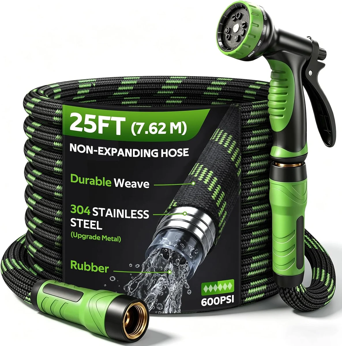 Garden Hose & Spray Nozzle