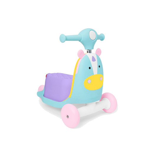 3-in-1 Baby Activity Unicorn Push Walker