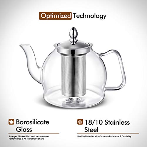  Borosil Electric Glass Kettle, Borosilicate Glass
