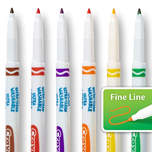 Crayola Fine Line Markers For Adults (40 Count), Fine Line Markers for  Adult Coloring Books, Holiday Gift for Teens & Adults, Stocking Stuffer  [