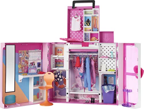 Barbie Closet Playset with 5 Looks (35+ Accessories)