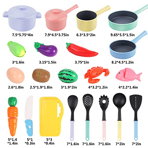 Tarmeek Cute Stone Kids Kitchen Pretend Play Toys Cooking Utensils  Accessories Gift Christmas Gifts for Kids 3-12Y - Walmart.com
