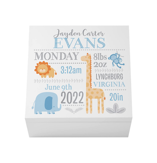 Baby Personalized Keepsake Box