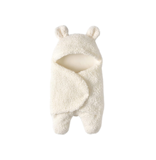 Baby Swaddle Cotton Plush Sleeping Blanket, Ages 0-6m
