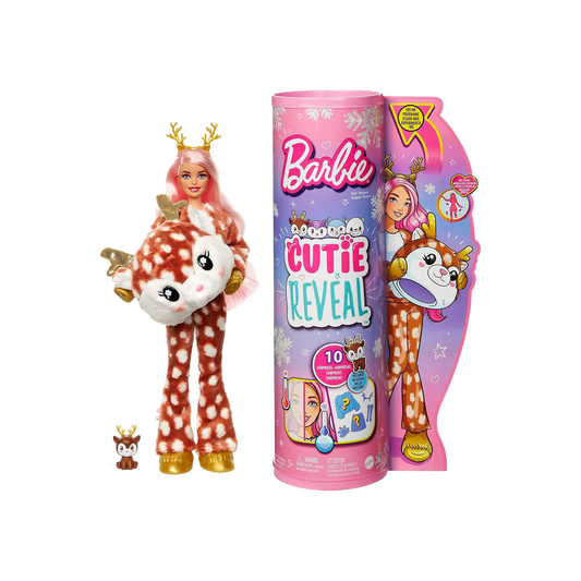 Barbie Doll Cutie Reveal (10 Surprises)