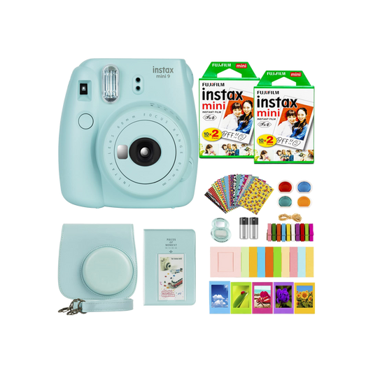 Fujifilm Instax Mini 9 Instant Camera Set (4 Pack, 40 Films)