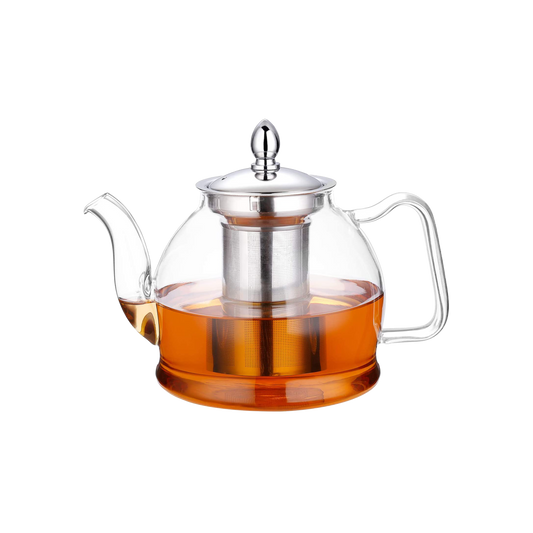 Glass Teapot Kettle with Removable Infuser (1L)