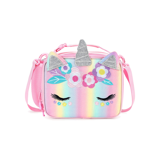 Kids Rainbow Unicorn Insulated Lunch Box