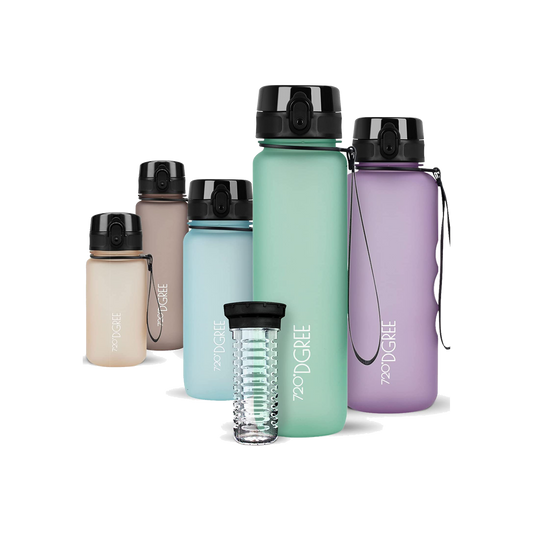Leak Proof Reusable Lightweight Sports Water Bottle with Infuser (1.5L)