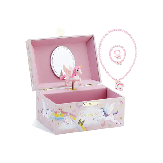Musical Jewelry Glitter Storage Box