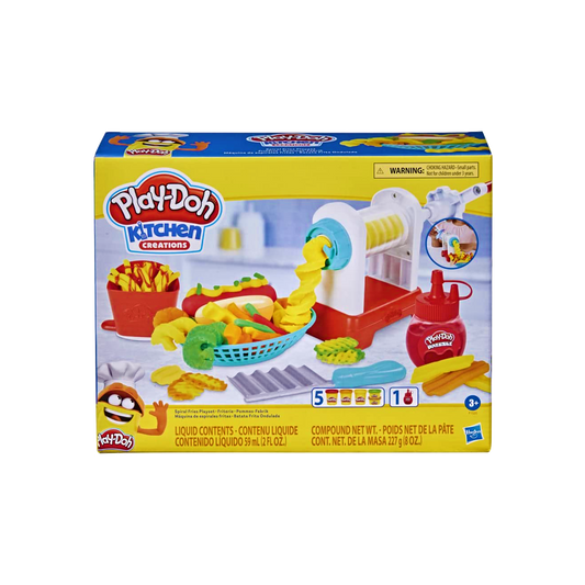 Play-Doh Kitchen Spiral Fries Playset, Ages 3+