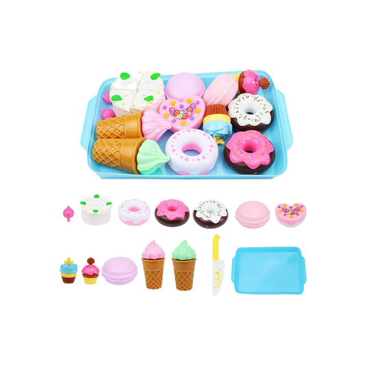 Pretend Food Play Set (15 Pieces)